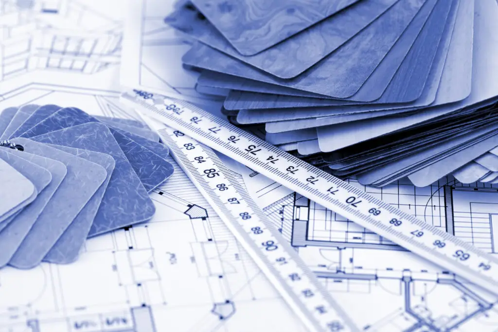 Engineering blueprints and technical analysis