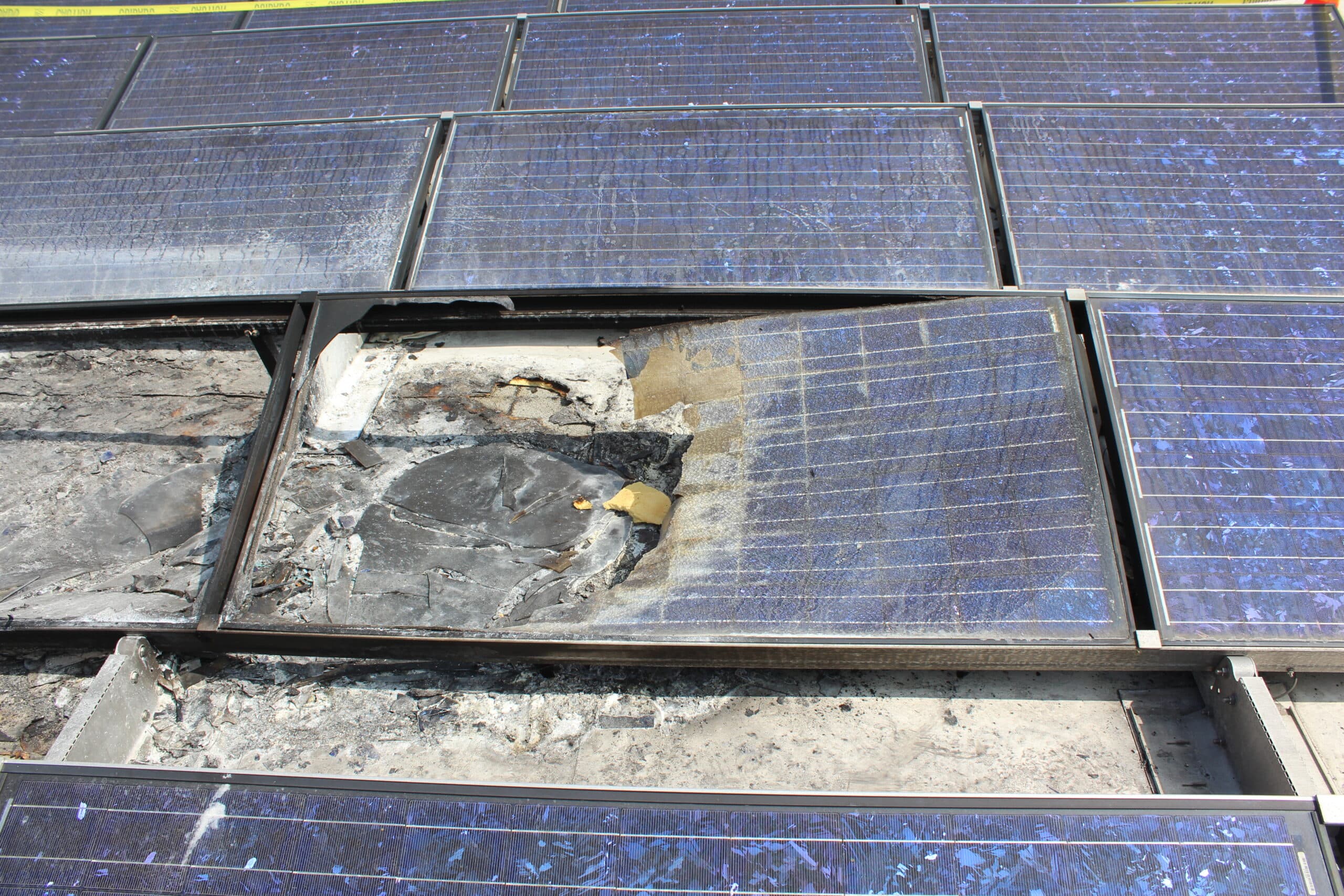 Solar Installation fire investigation